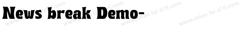 News break Demo字体转换